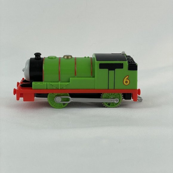 Thomas & Friends Trackmaster 2013 Percy Motorized Train Orange Mail Car Mattel - Picture 4 of 13